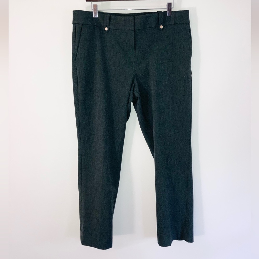 Greenish Gray Slim Loft Pants